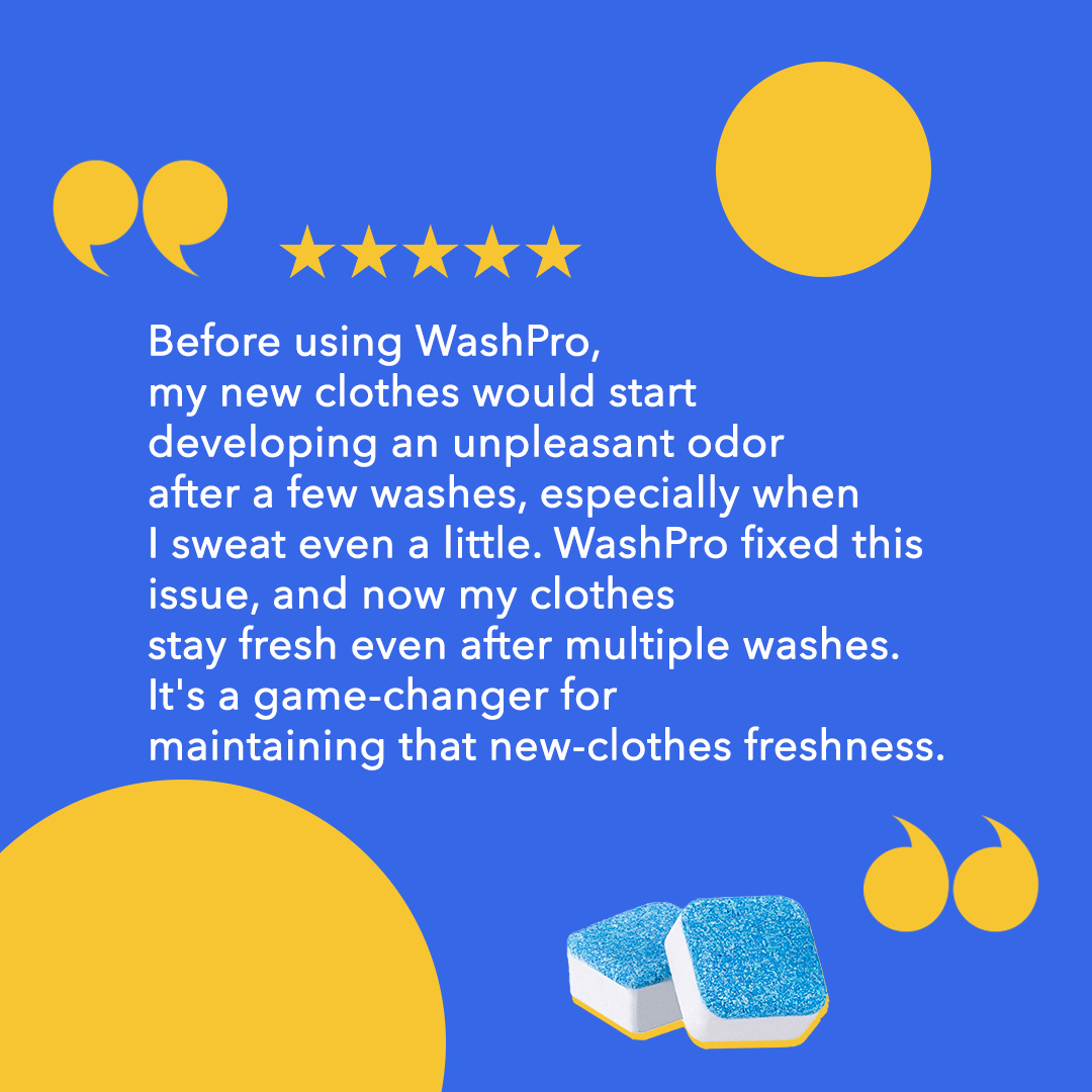 WashPro™ Deep Cleaning Tablets - 12 Pieces