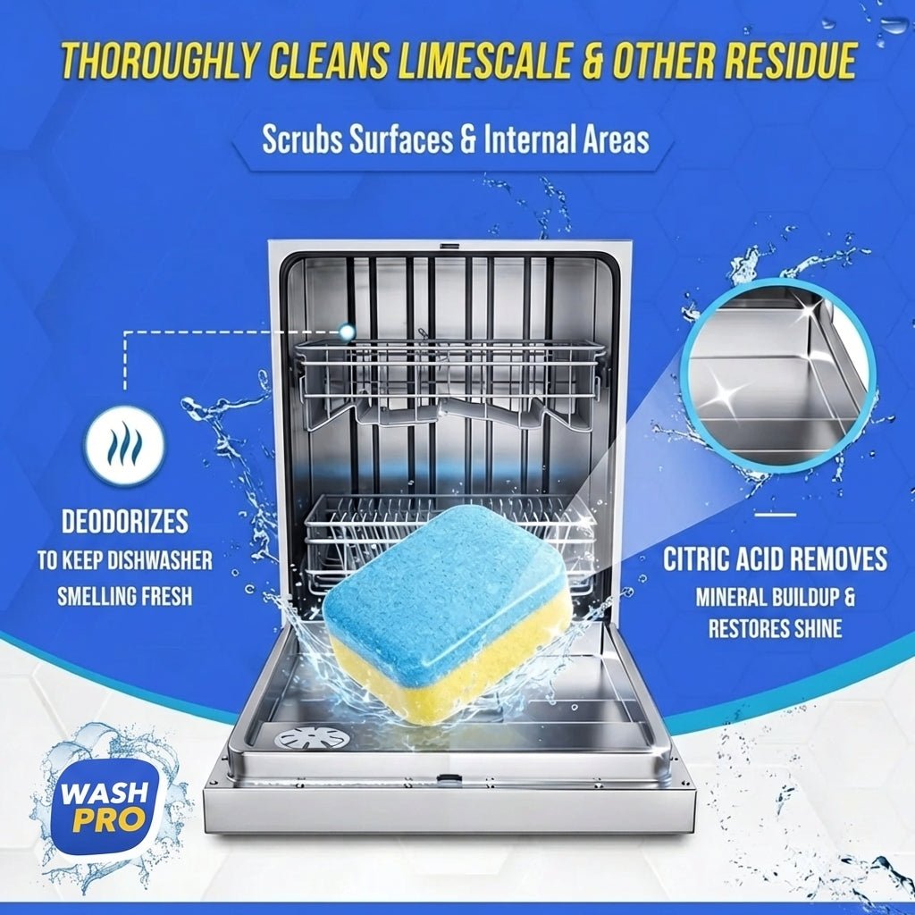 WashPro™ Dishwasher Cleaner & Deodorizer